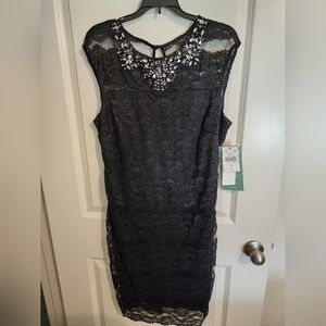 Scarlett Jewelled Lace Dress Sz. 16